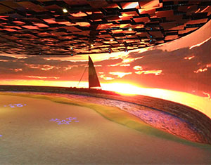 山东潍坊规划馆N系列LED显示屏