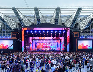 波兰演唱会LED显示屏