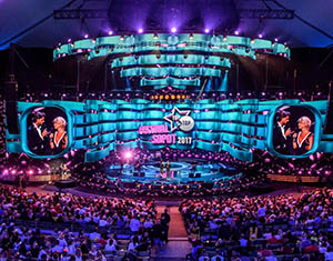 波兰音乐节LED舞美屏